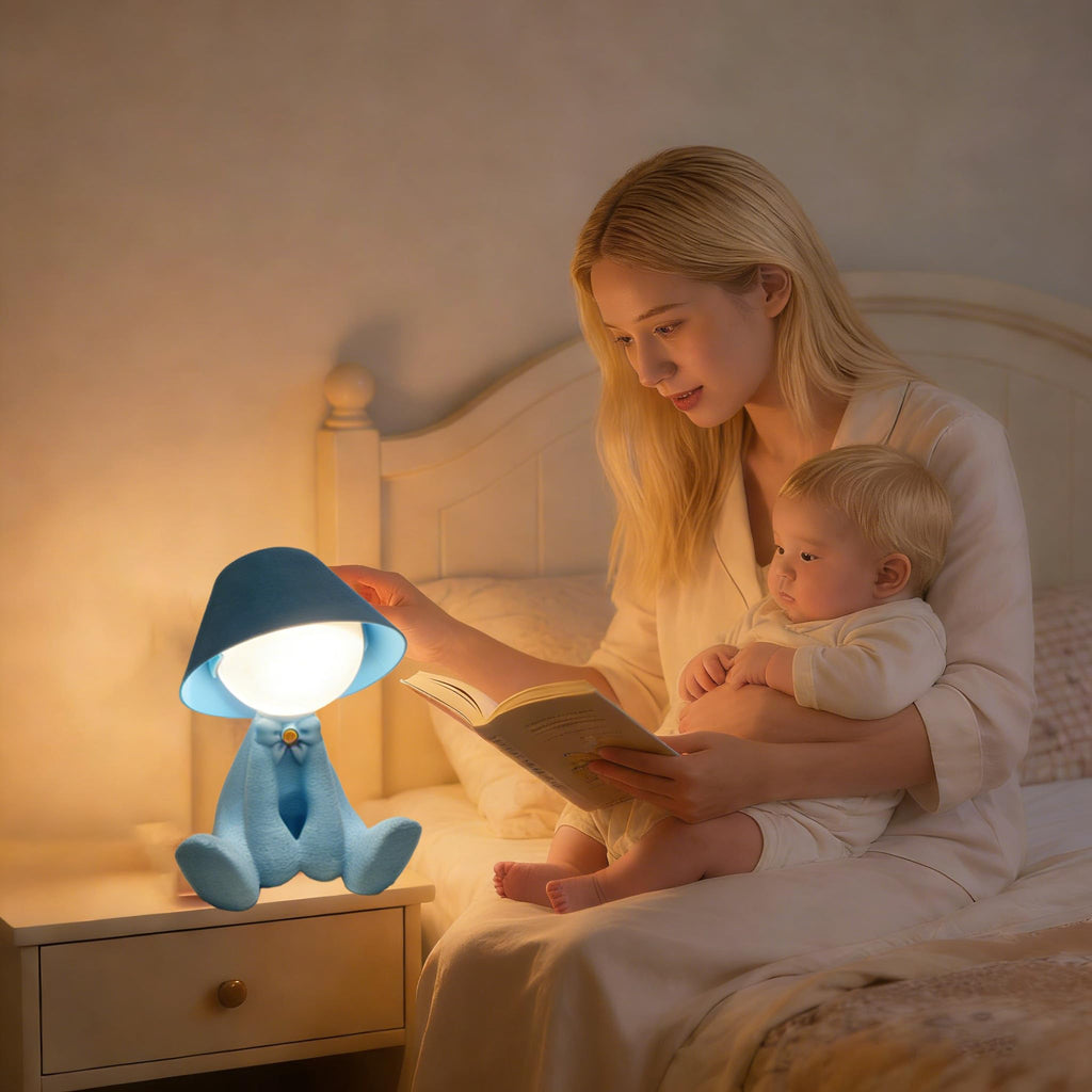 Bedside Touch Control Table Lamp LED Desk Lamp 3 Way Dimmable Modern Night Light for Home Living Room Office Decor