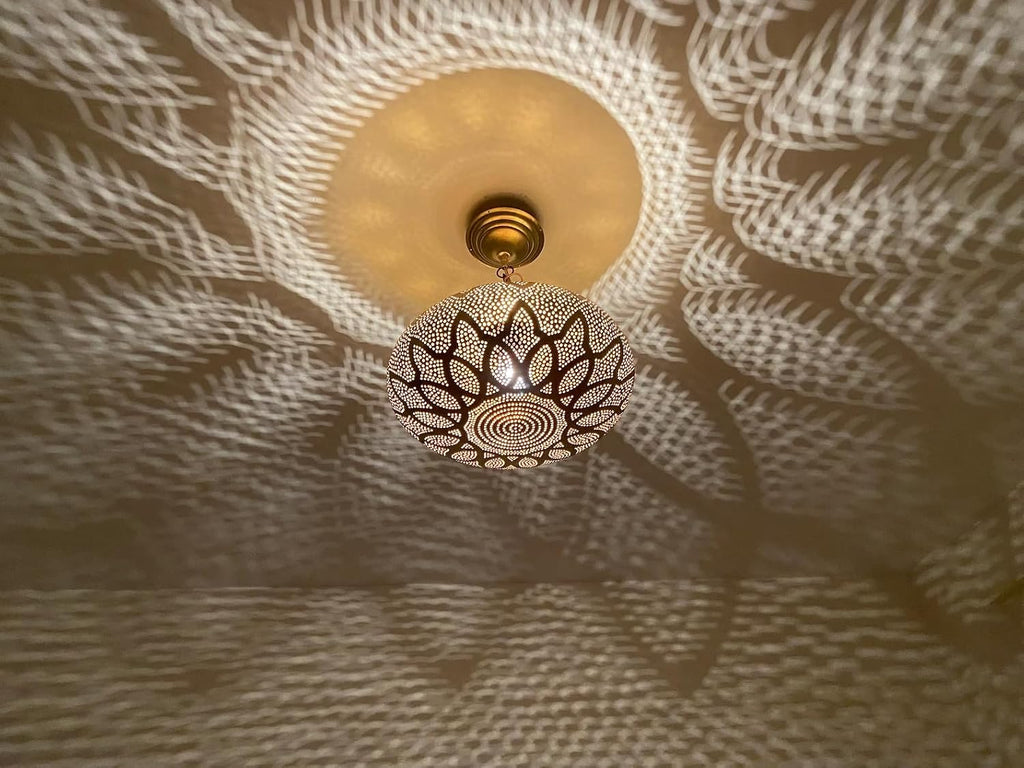 Moroccan Brass Pendant Light
