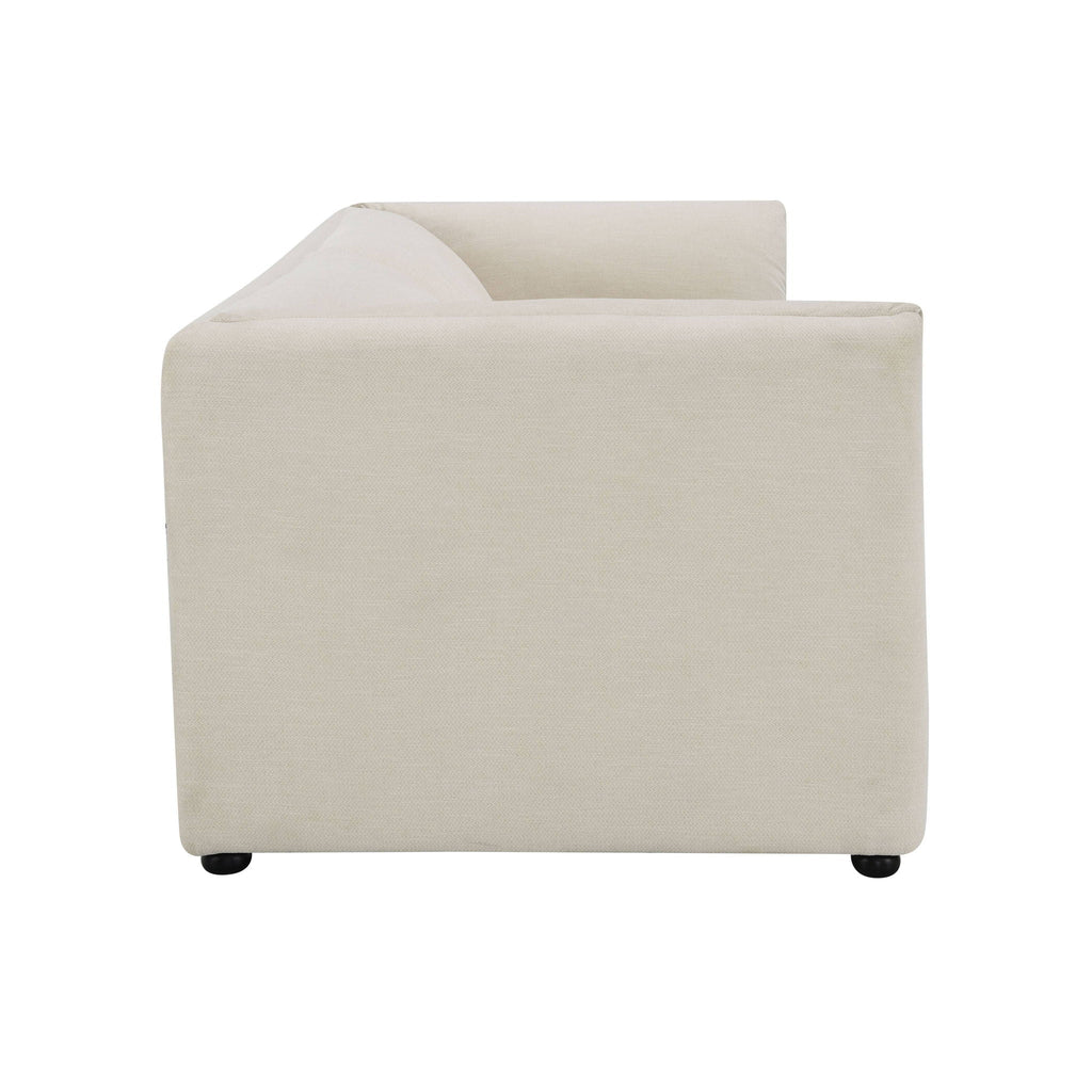 Jaeda Beige Bouclé Sofa