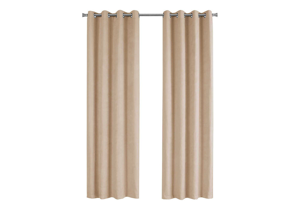 Room-Darkening Grommet Curtain Panels — Set of 2