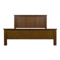 Walnut Mission Oak Panel Bed