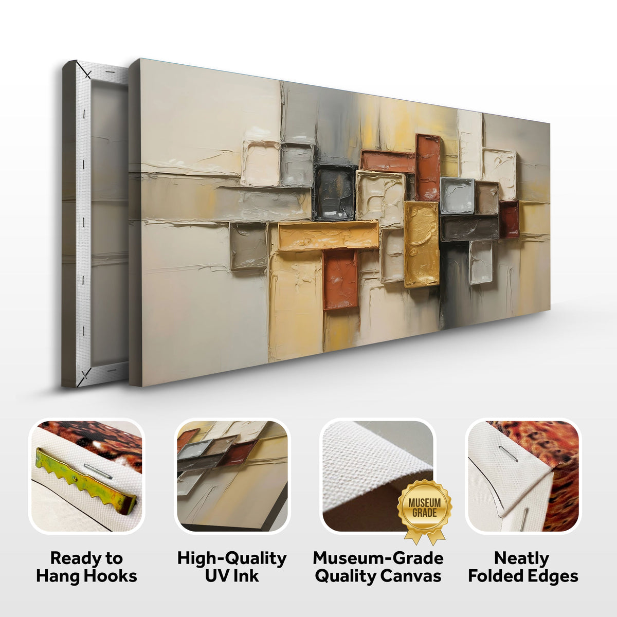 Shape Pattern Minimalist Abstract Wall Art