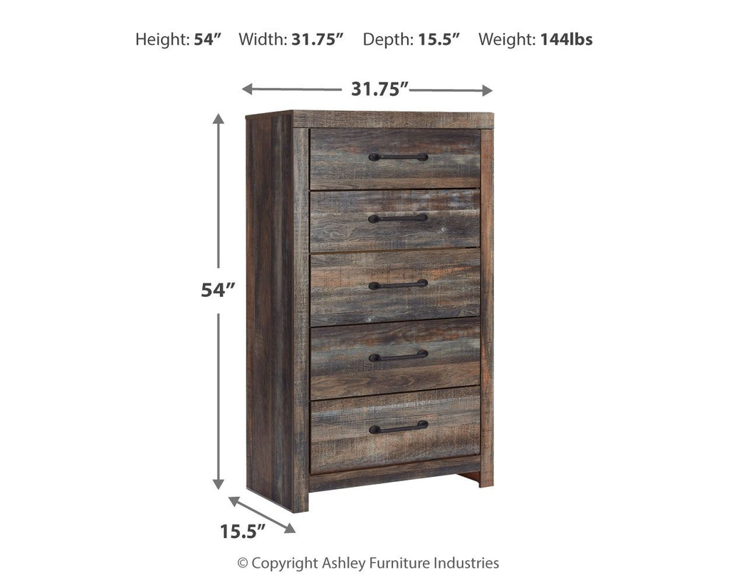 Drystan Bookcase Bedroom Set