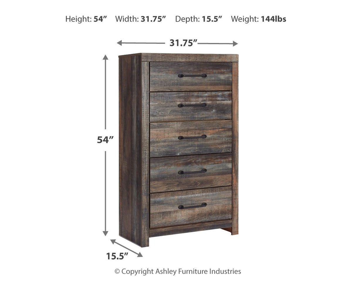 Drystan Bookcase Bedroom Set