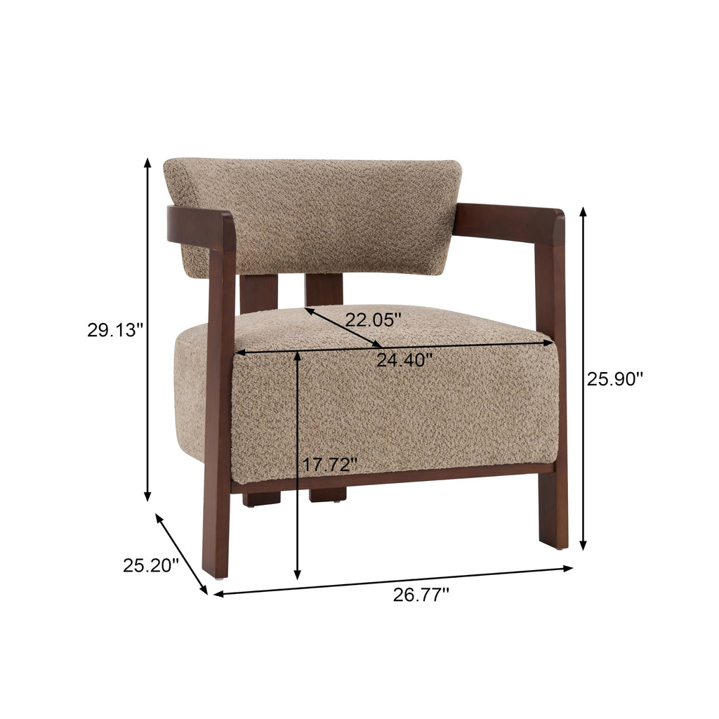 Christopher Knight Home Kirk Mid-Century Modern Accent Chair
