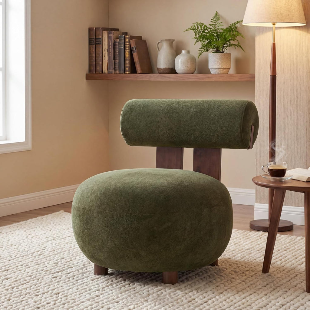 Christopher Knight Home Elvis Velvet Low Profile Accent Chair