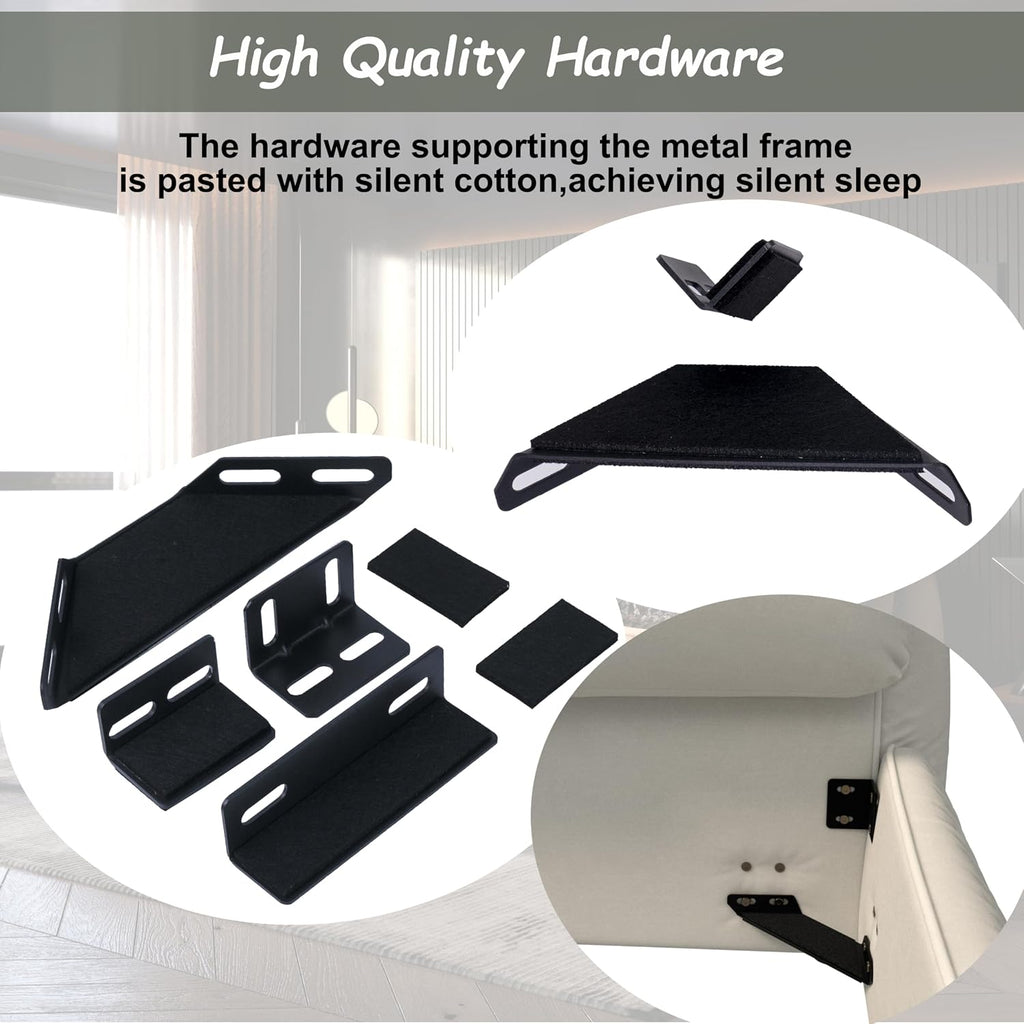 LUMISOL Queen Size Bed Frame