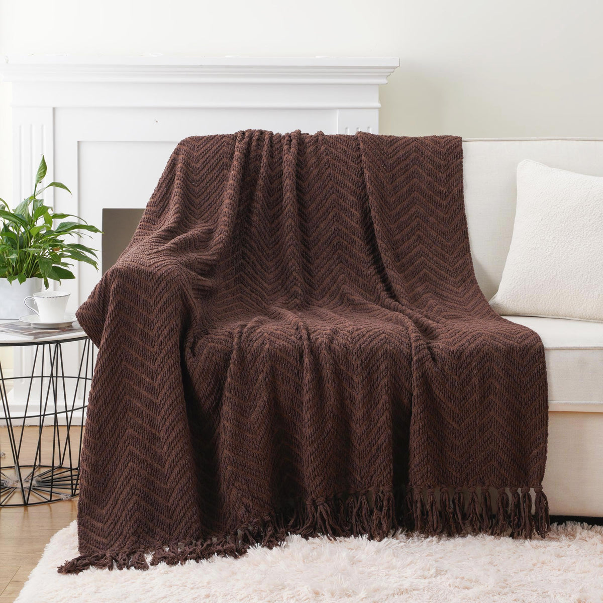 Knitted Throw Blanket