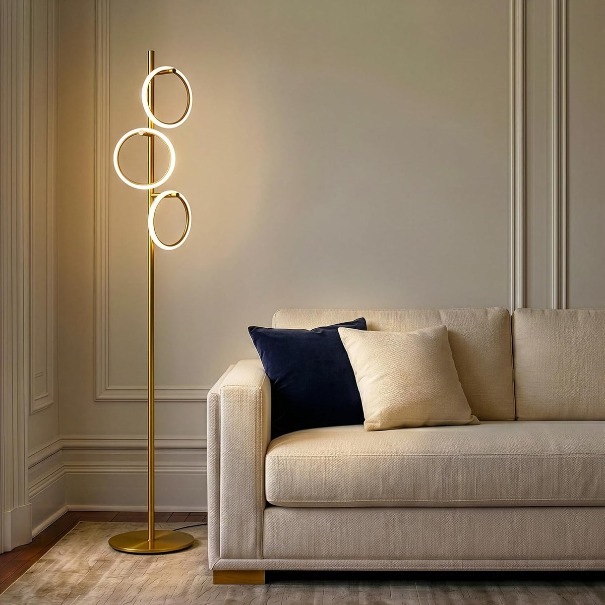 Saturn Three-Head LED Floor Lamp