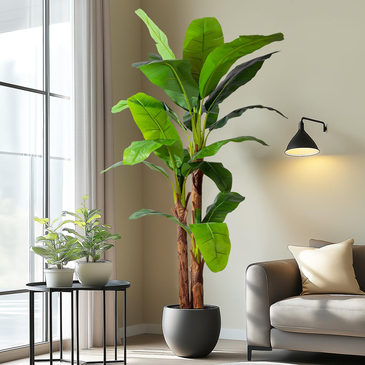 Erimda 9FT Artificial Banana Tree