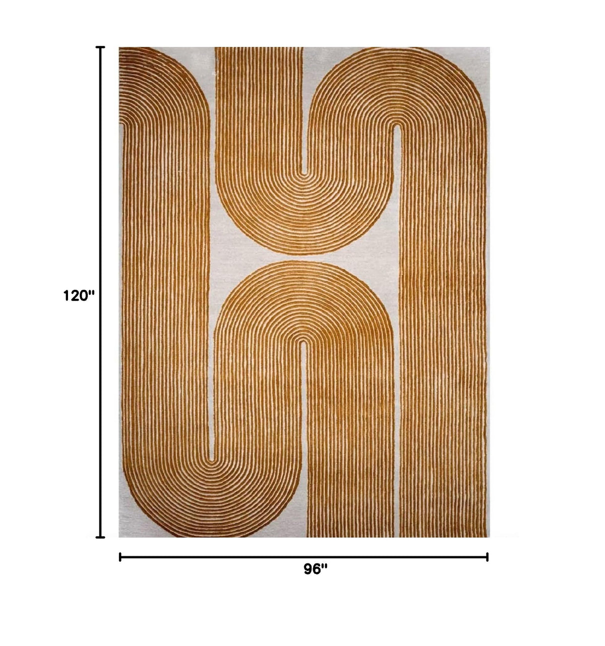 Modern Handmade Wool Area Rug