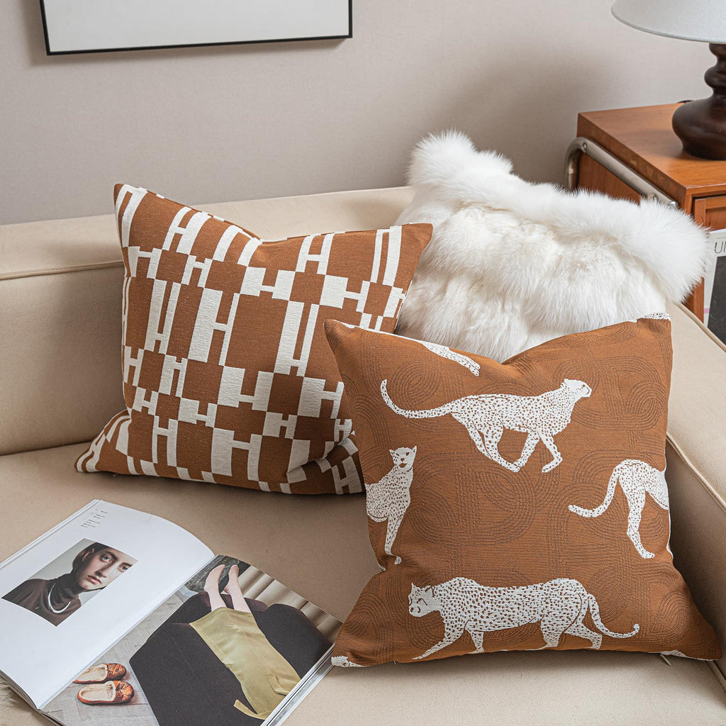 Croker Horse New 20x20'' inches Throw Pillow Cushion Covers - Paradise Orange Color