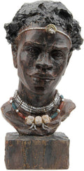 Leekung African Statues for Home Decor, African Art Sculptures Man Statue