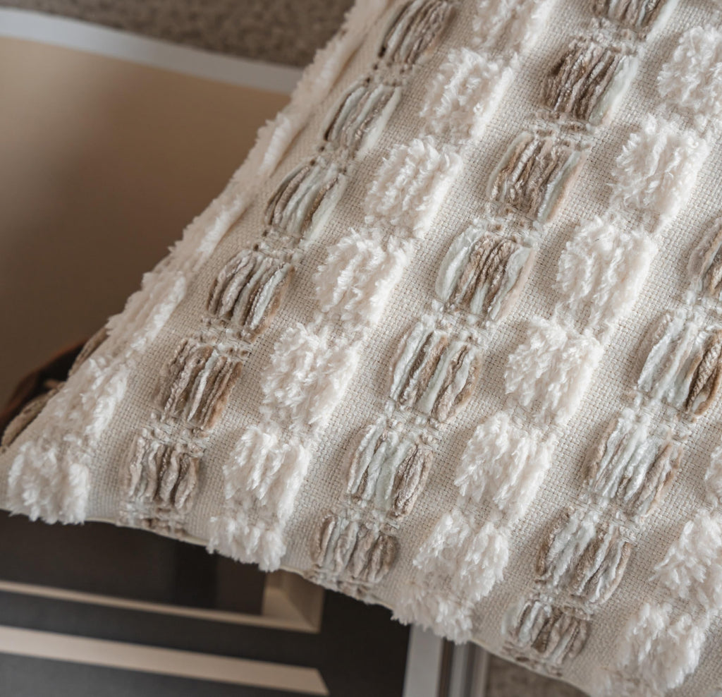 Striped Chenille Pillow Covers