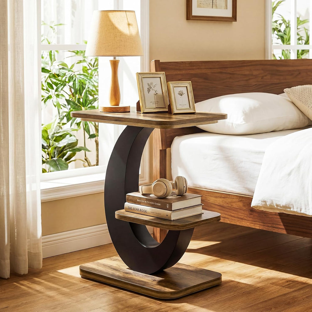 Two-Tier Narrow Side Table
