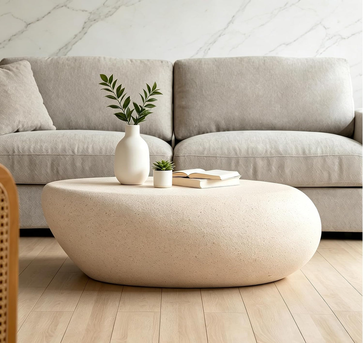 Fiberglass Rocks Coffee Table