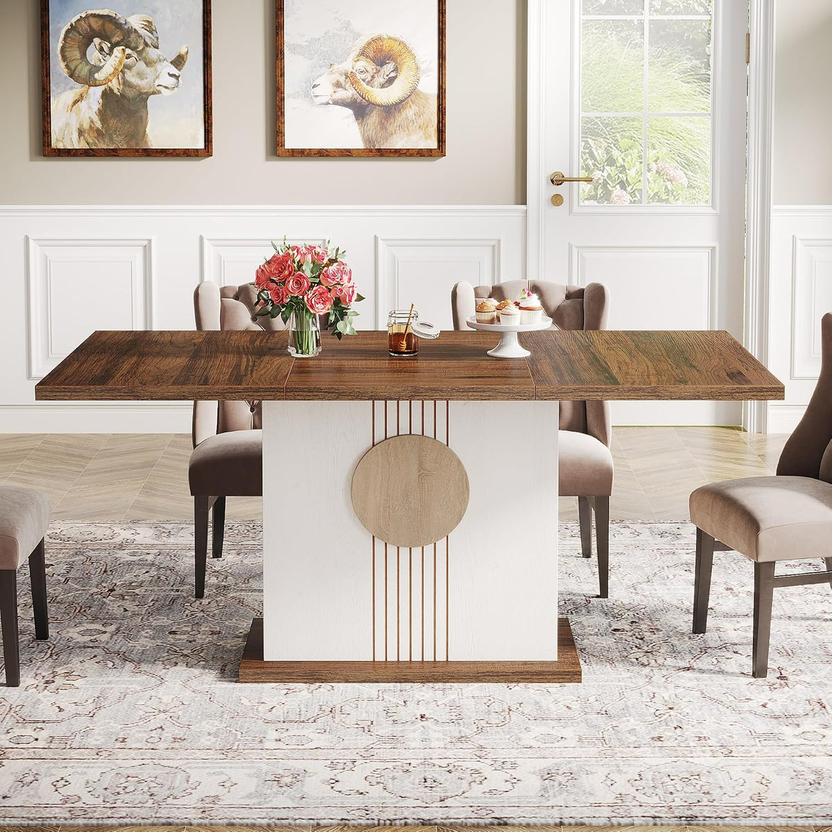 Farmhouse Rectangular Dining Table