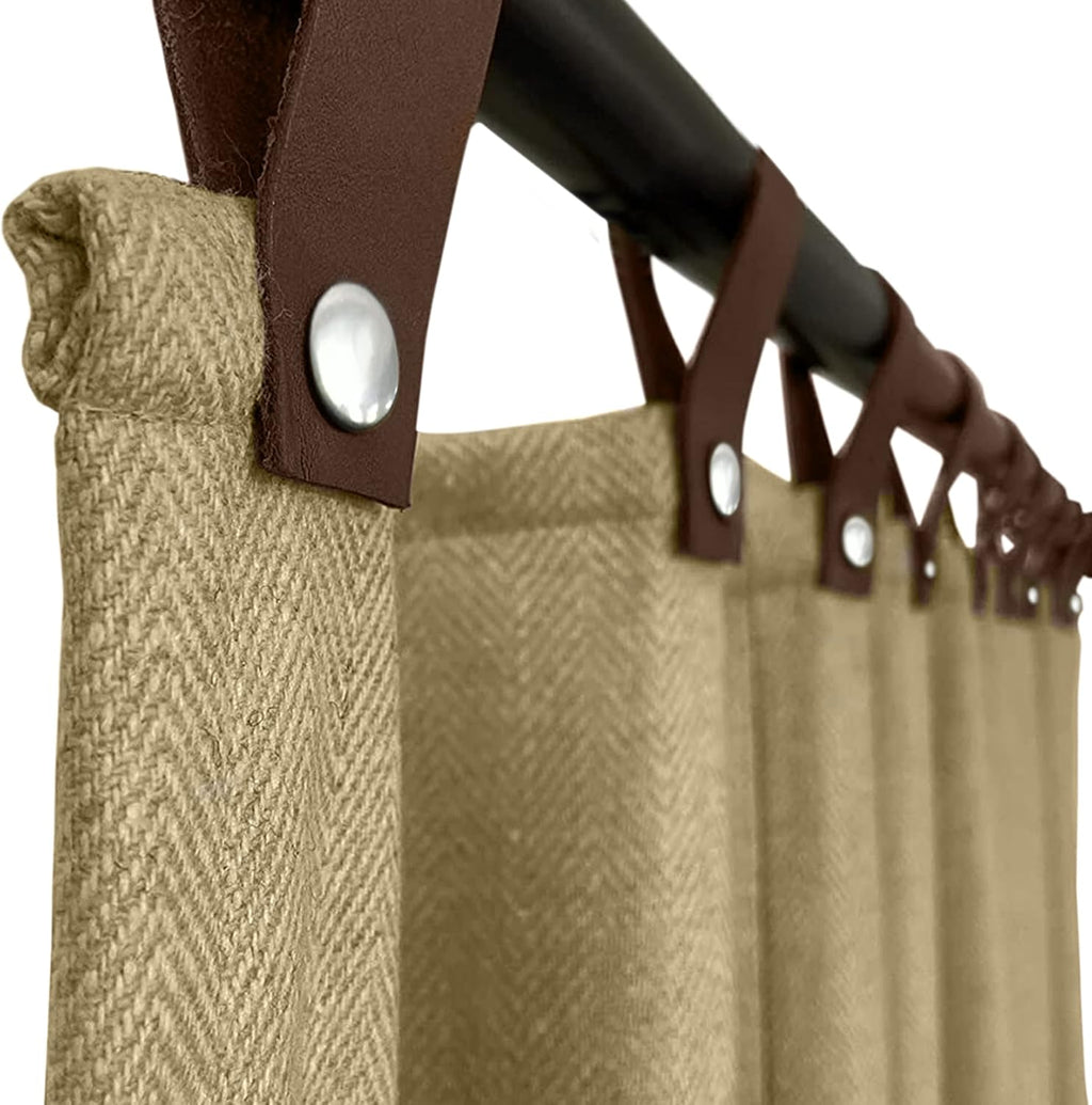 Chevron Wool Curtain Panel