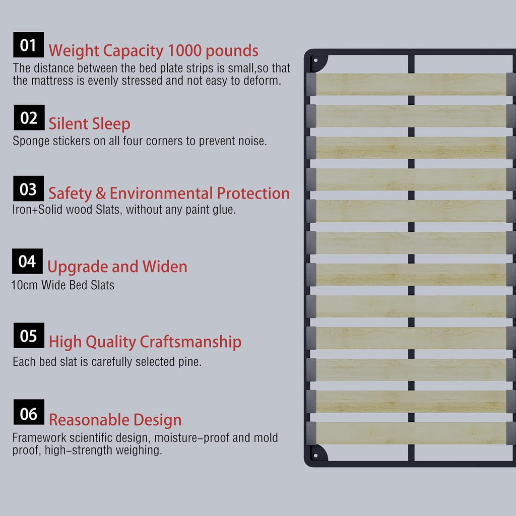 LUMISOL Queen Size Bed Frame