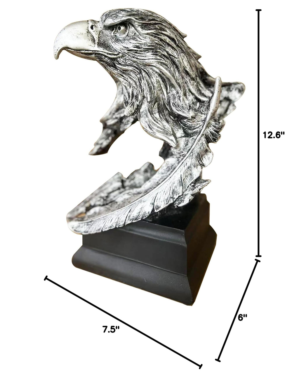 H&W Sandstone Lion Statue, The King of Beast, Collectible Figurines, Golden