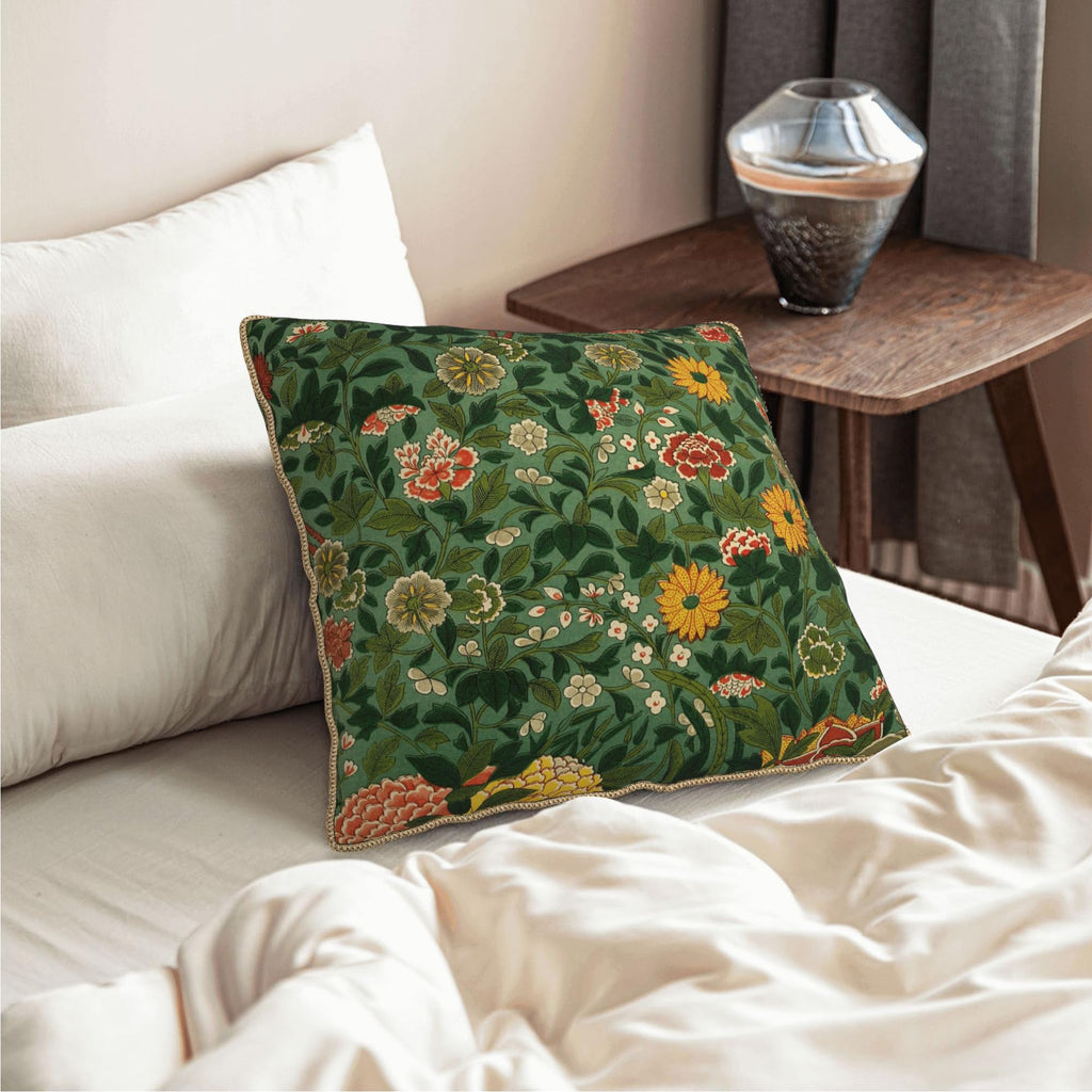 Velvet Animal & Floral Print Pillow Covers