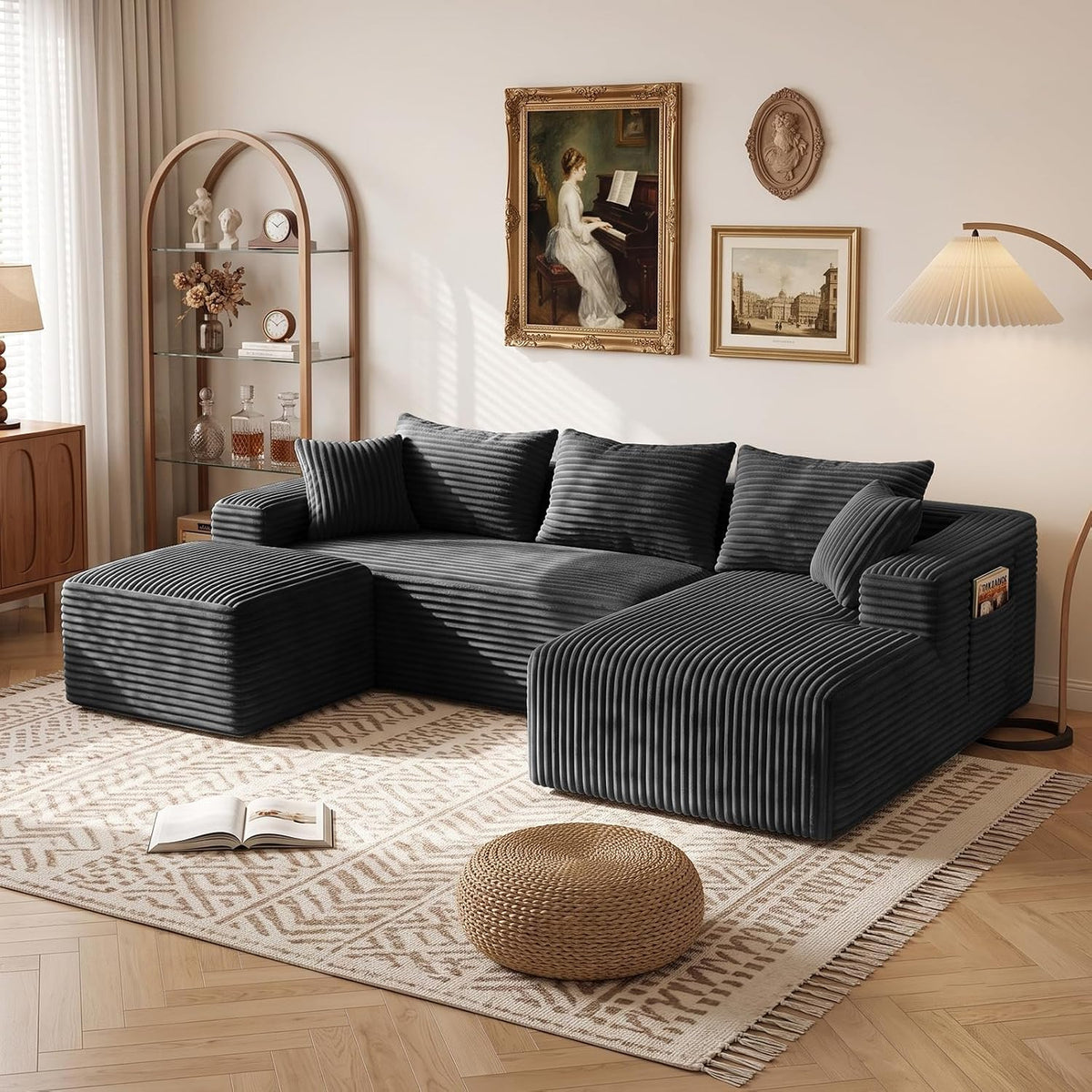 95" Boneless Couches for Living Room