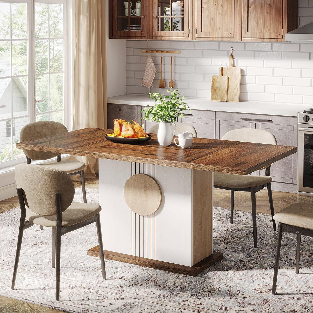 Farmhouse Rectangular Dining Table