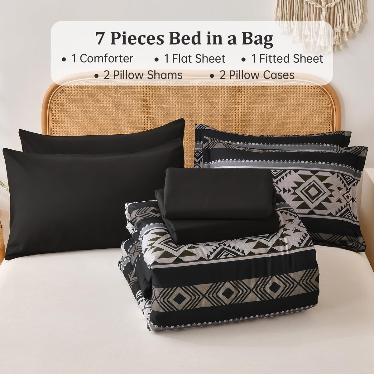 Boho Western Comforter Set