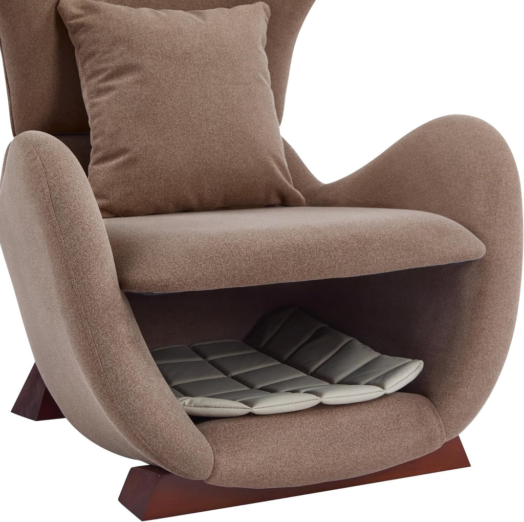 Merax Modern Accent Chair with Pet Cave & Storage