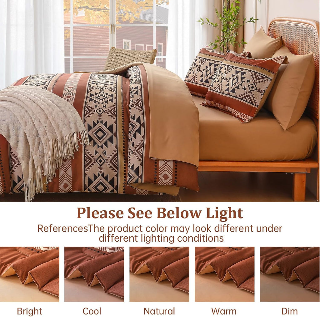Boho Western Comforter Set