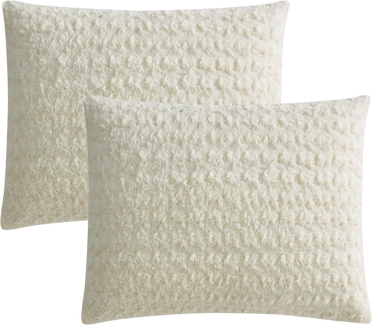 King Size Comforter Set 3 Piece Animal Faux Fur Ultra Soft Bedding Collection with
