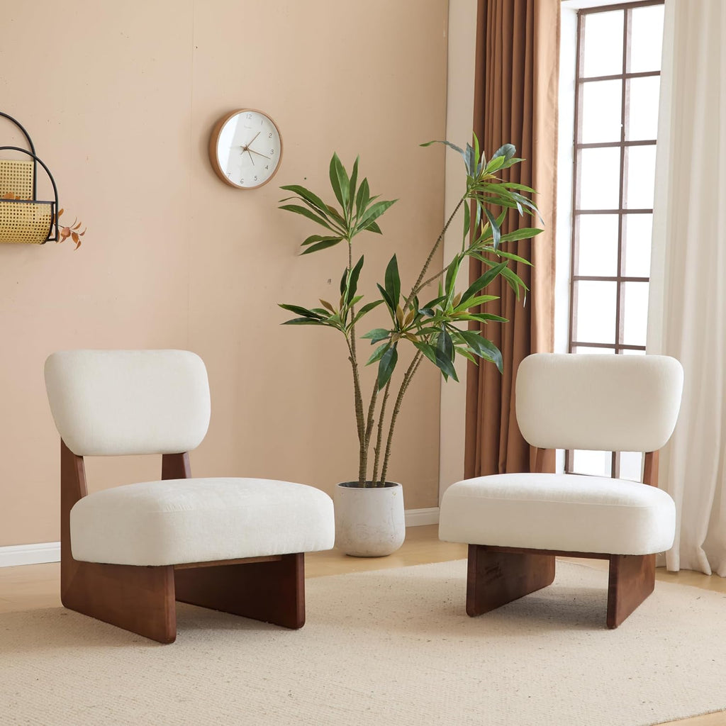 Christopher Knight Home Mores Low Profile Accent Chair Set of 2