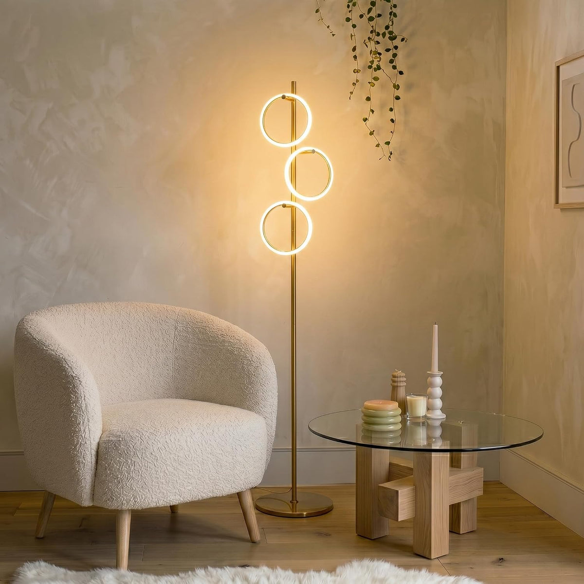 Saturn Three-Head LED Floor Lamp