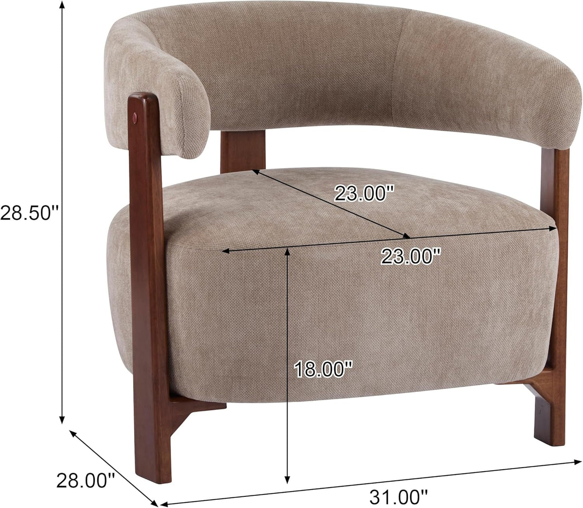 Christopher Knight Home Zax Modern Upholstered Accent Chair Set of 2
