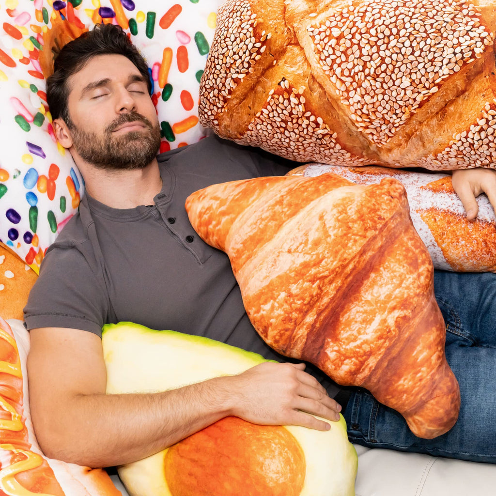 31 Inch 3D Sprinkle Donut Throw Pillow Soft Plush Cushion Gift