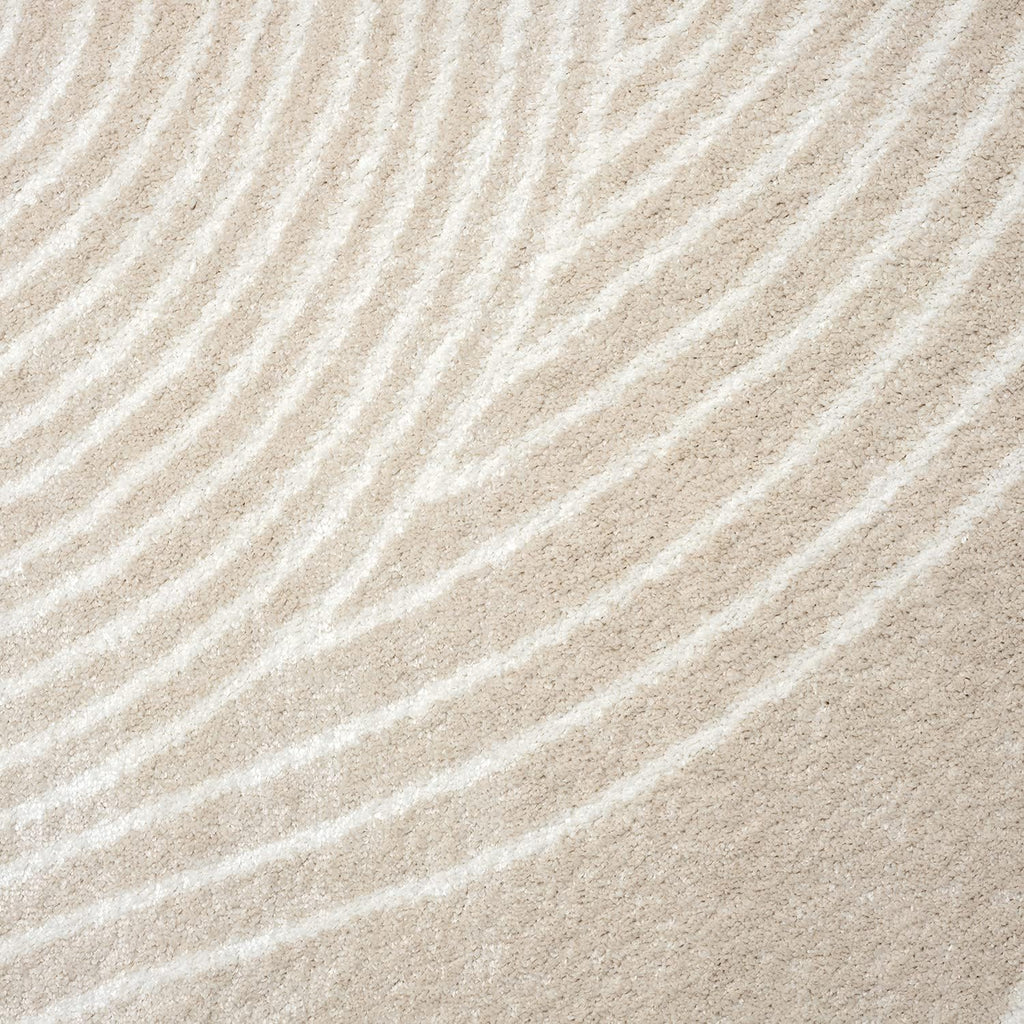 Abani Cream and Black Swirl Area Rug