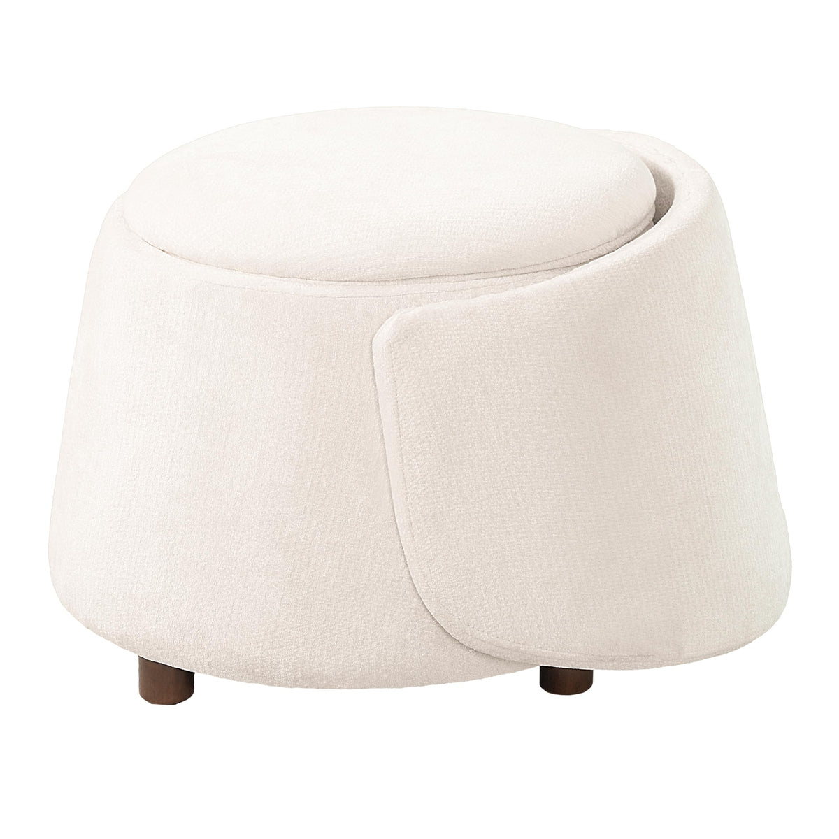 Merax Modern Accent Chair with Pet Cave & Storage