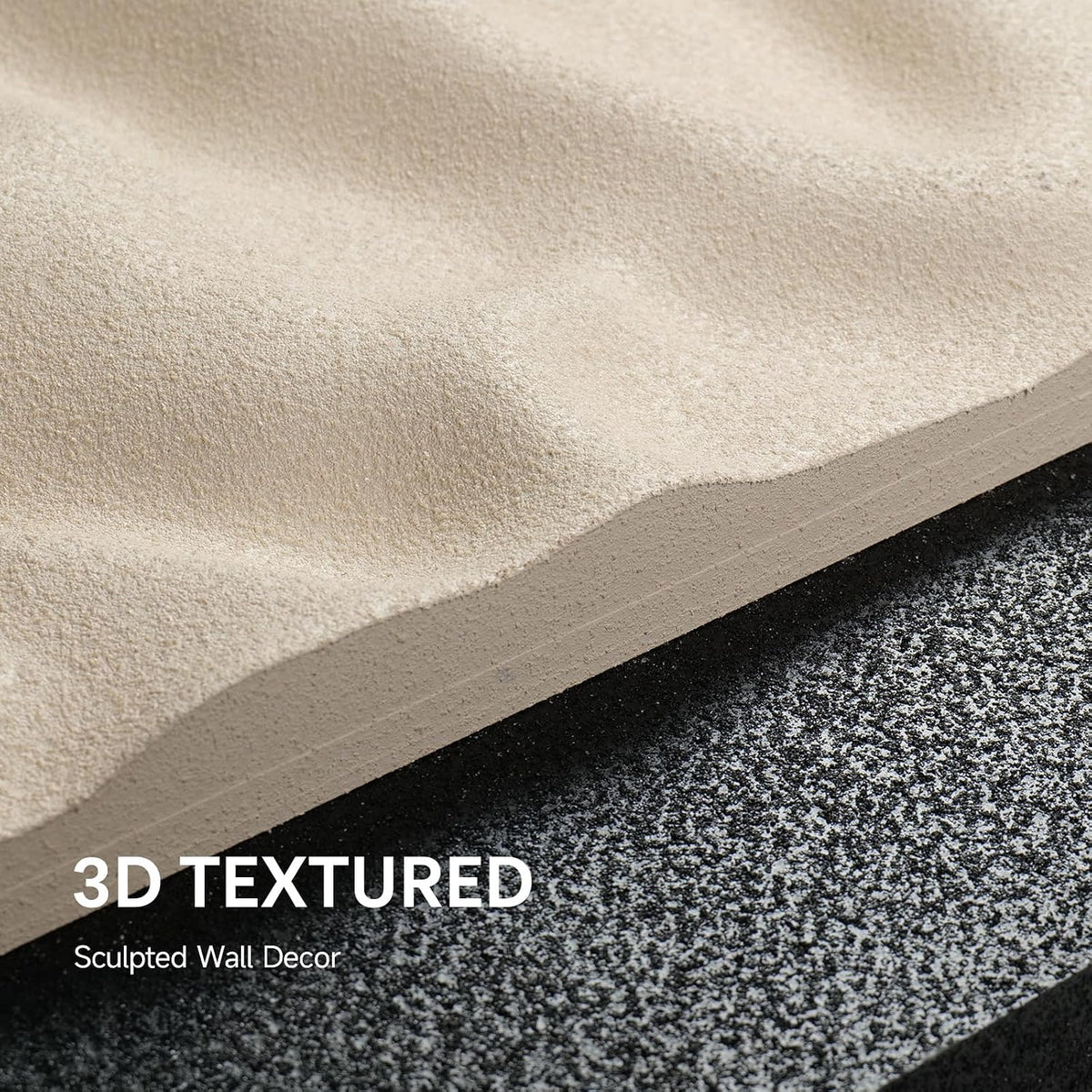 Vertical 3D Textured Abstract Wall Art