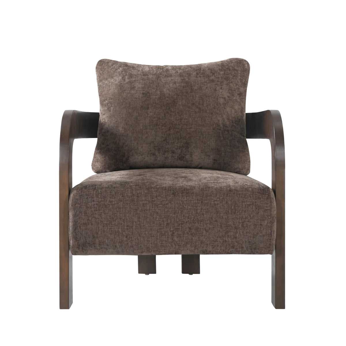 Merax Modern Upholstered Accent Chair, Armchair for Living Room, Beige