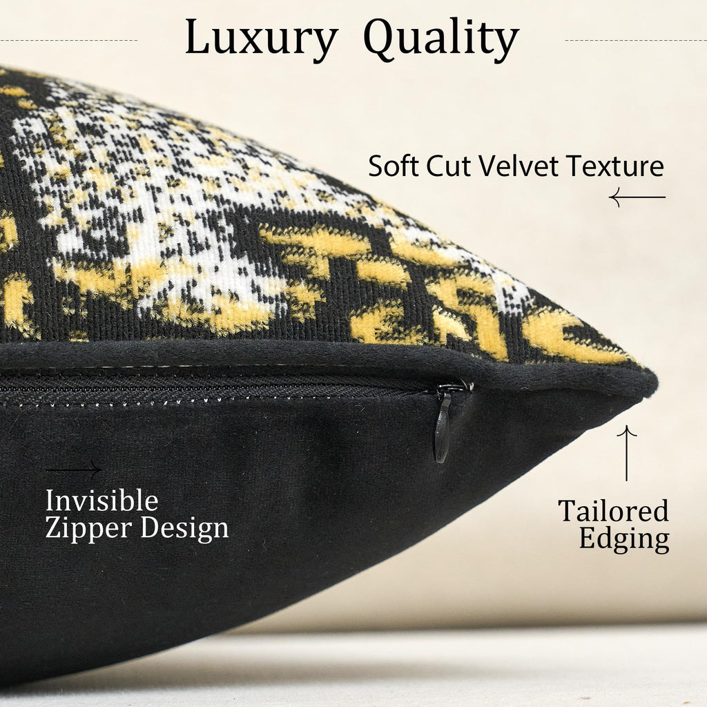 Velvet Animal Print Pillow Cover