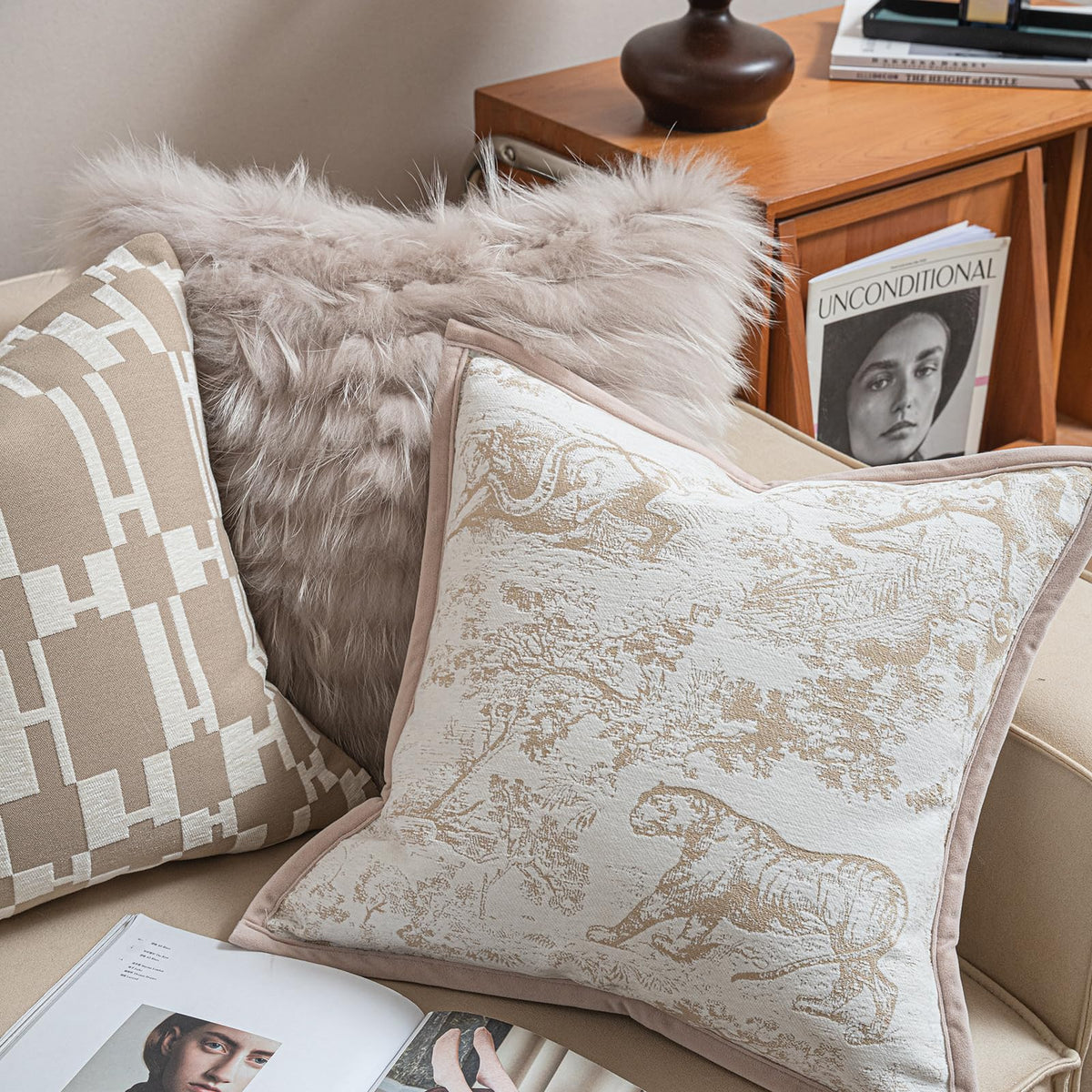 Croker Horse New 20x20'' inches Throw Pillow Cushion Covers - Paradise Orange Color