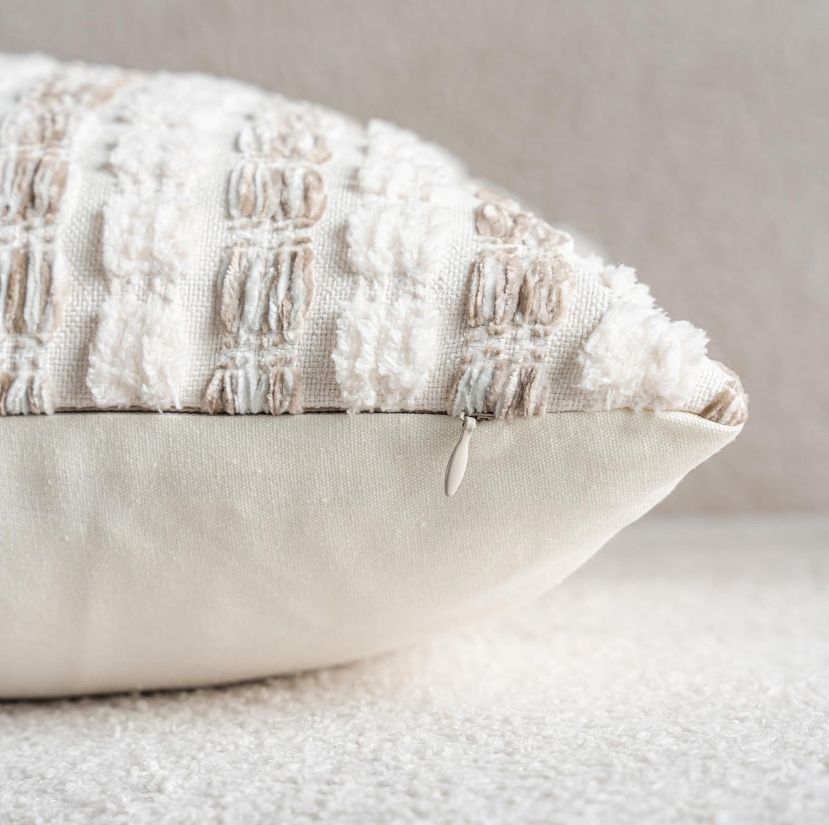 Striped Chenille Pillow Covers