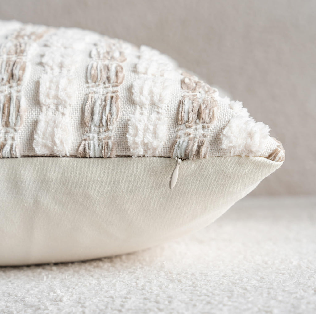 Striped Chenille Pillow Covers