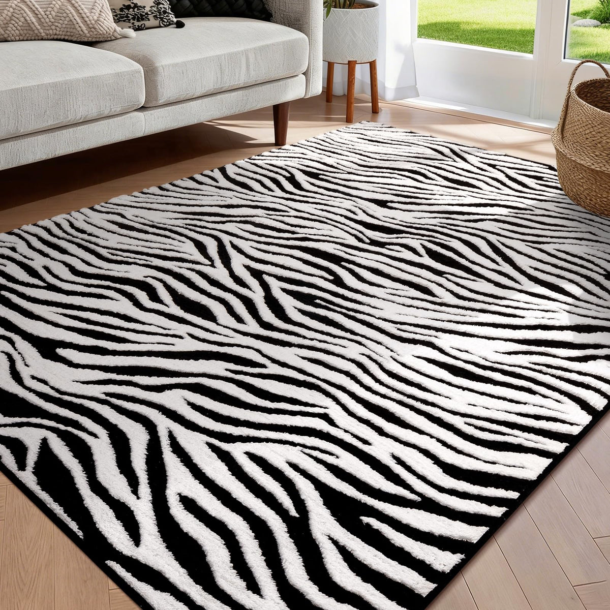 YIHOUSE Cowhide Area Rugs 5×7 Ft
