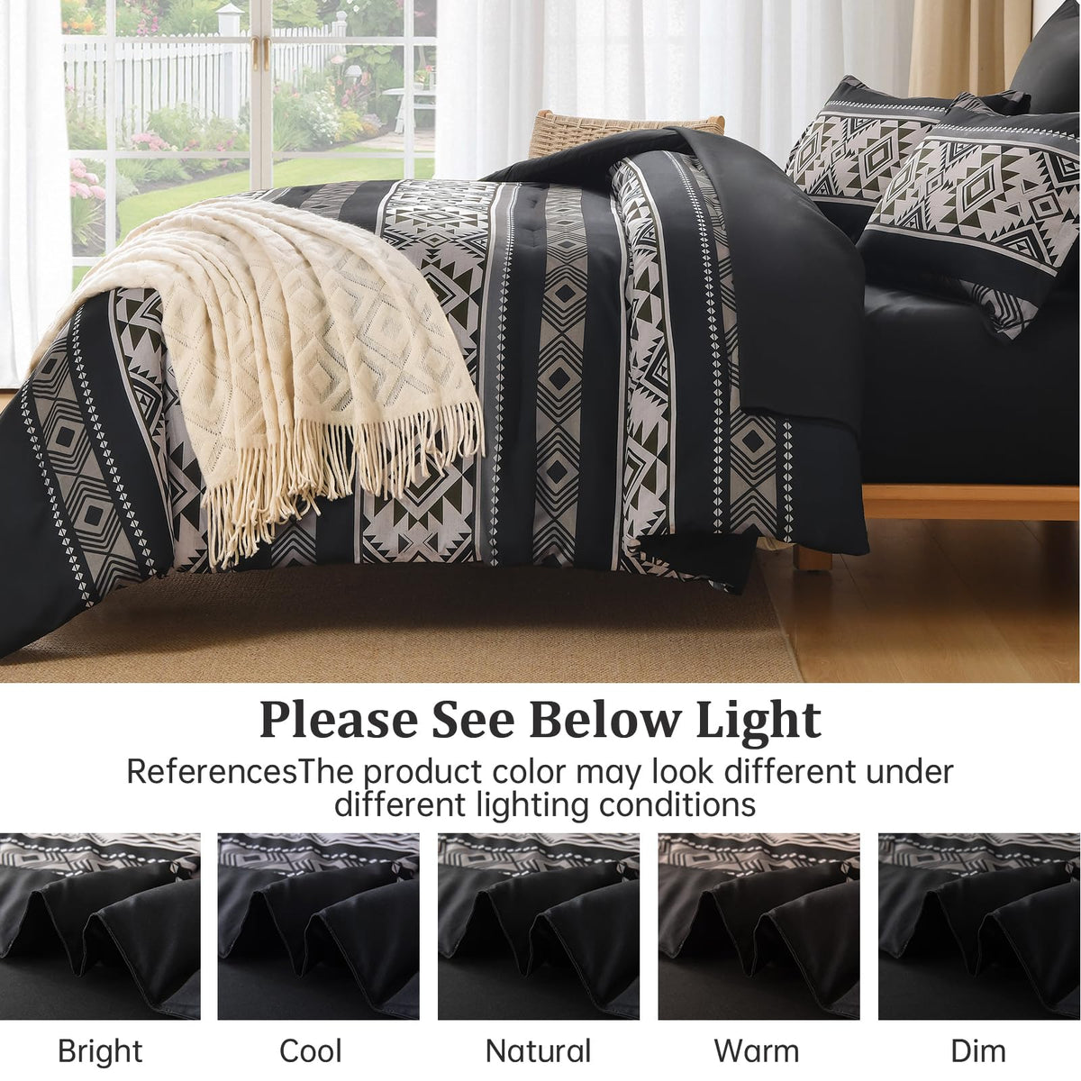 Boho Western Comforter Set
