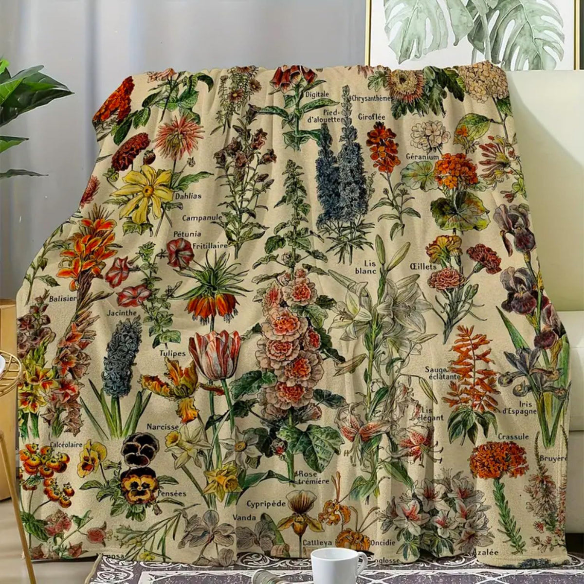 Reversible Boho Woven Throw Blanket