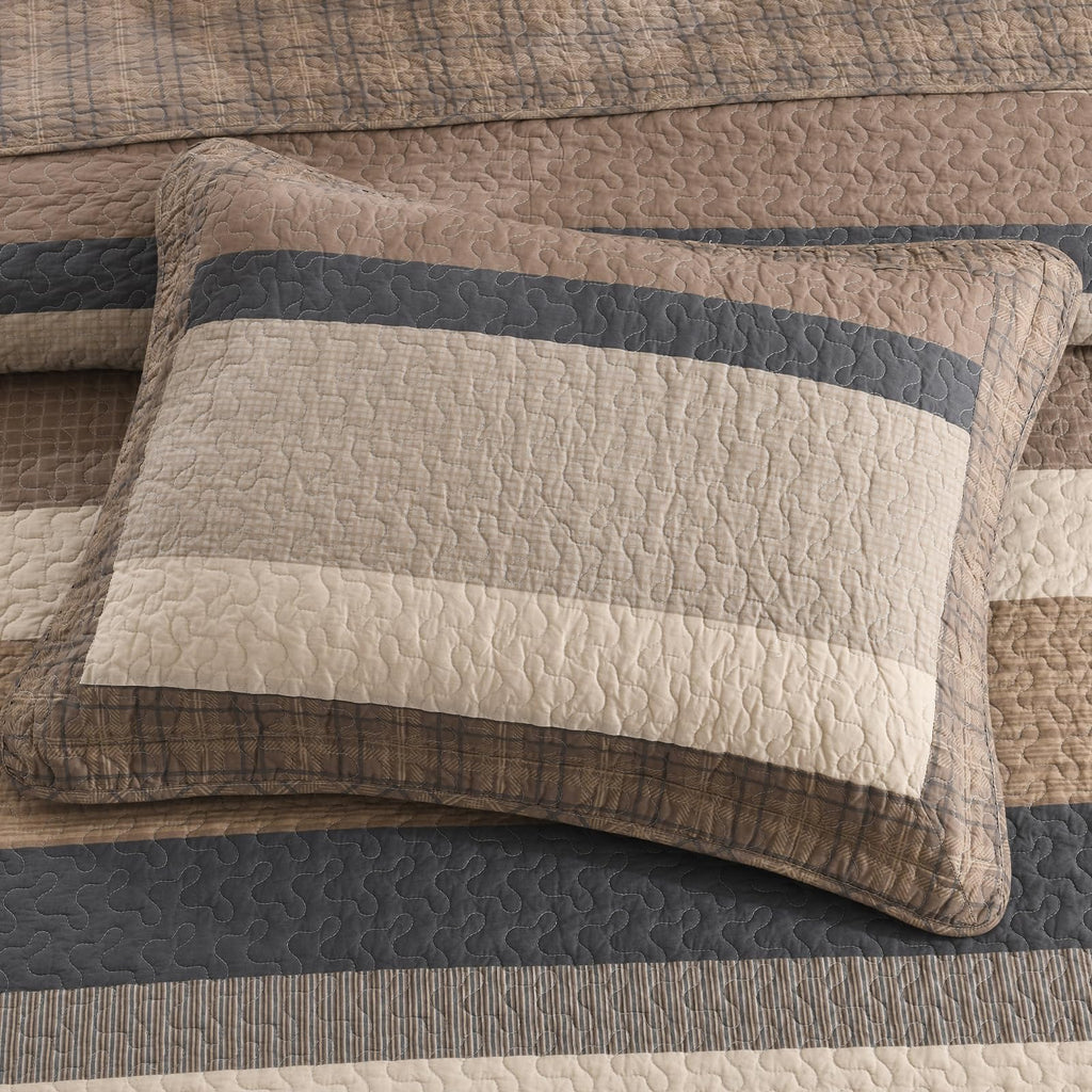 SahSahCasa 128"x120" 100% Cotton Oversized California King XL Bedspread Coverlet