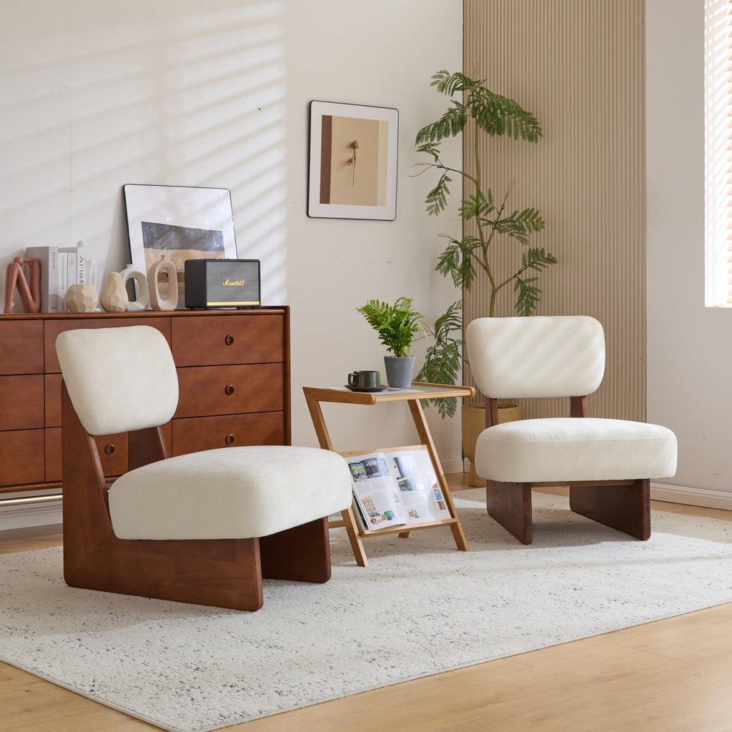 Christopher Knight Home Mores Low Profile Accent Chair Set of 2