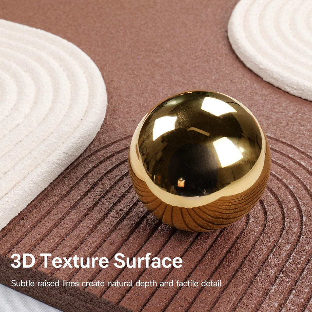 Vertical 3D Textured Abstract Wall Art