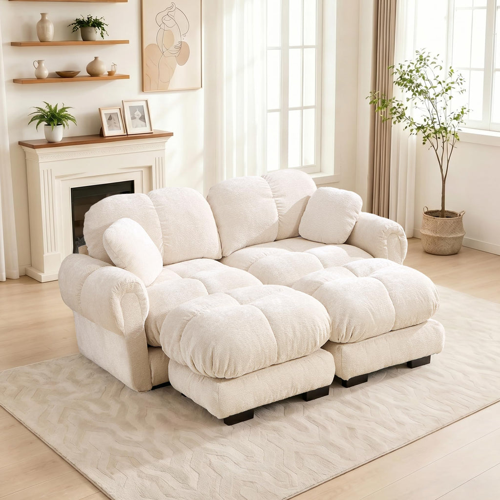 131.5" Modular Cloud Couch
